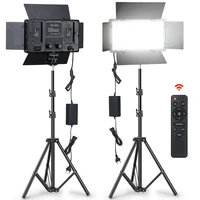 dimmable led video photo studio panel light photography lighting lamp with remote control for youtube live video recording shoot