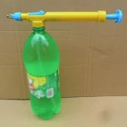 Мини-игрушечные пистолеты для сока бутылки с интерфейсом пластиковая тележка для пистолета распылитель для воды распылитель насадка для распыления принадлежности для садоводства
