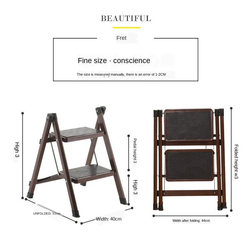 Лестница с фиксированными соединениями для дома нескользящая педаль бытовые