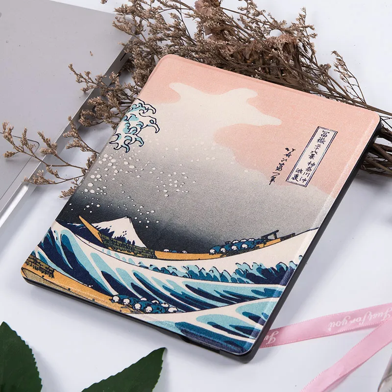 surfing Чехол для Amazon All-new " Kindle Oasis e-Books(9th/10th Generation)-легкий тонкий чехол с функцией автоматического пробуждения и сна - Цвет: surfing