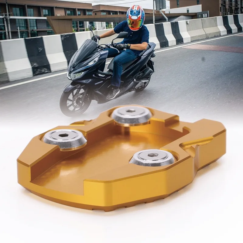 

Motorcycle accessories modified side frame bracket non-skid plus base suitable for HONDA PCX125 PCX150 2016 2017 years