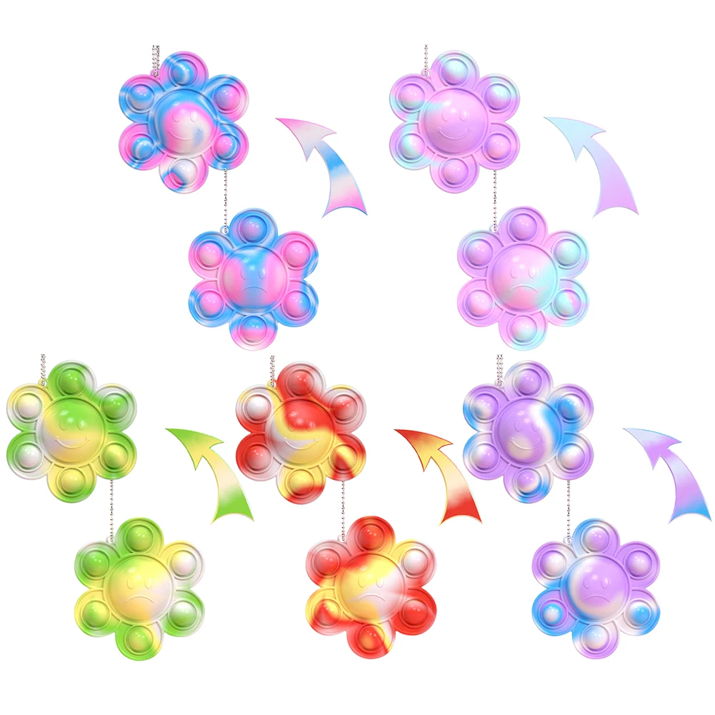

1pcSilicone Sunflower Push Bubble Sensory Toy Anti-stress Relaxing Toy Autism Toys Stress Relieve Special Needs for Adults Kids