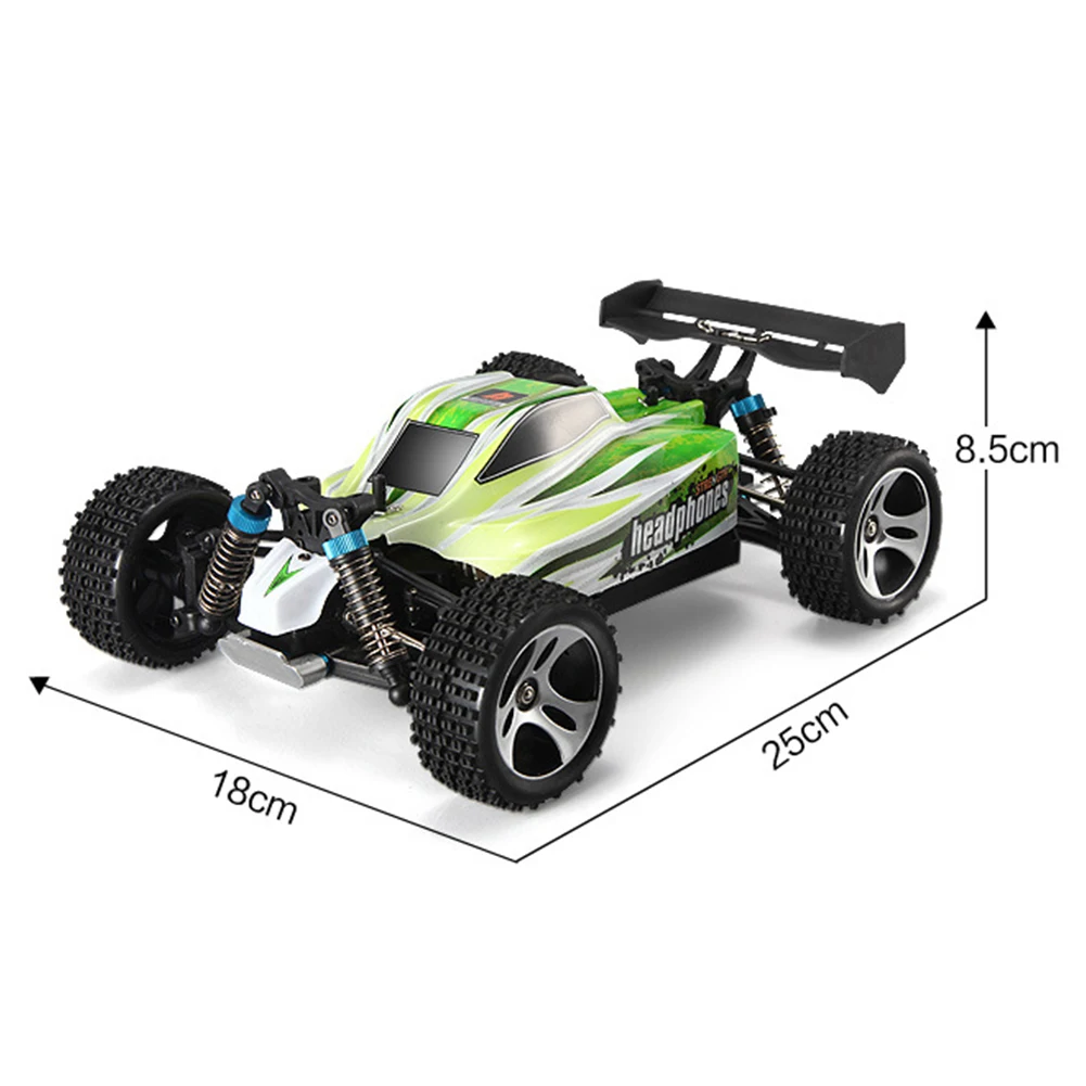 

Kids Racing Four-Wheel Drive Toy Remote Control 1:18 70km/h 2.4GHz Buggy RC Car Gift 4WD Off-Road Electric A959-B