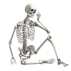 150 см Хэллоуин светящийся подвесной Скелет страшные реквизиты уличные украшения для вечерние НКИ статуэтки и миниатюры