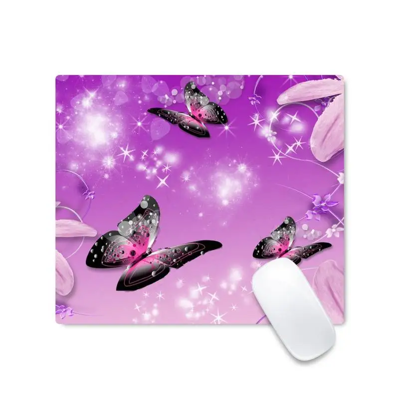 

Butterfly Gaming Player desk laptop Rubber Mouse Mat Desk Table Protect Game Office Work Mouse Mat pad Non-slip Laptop Cushion