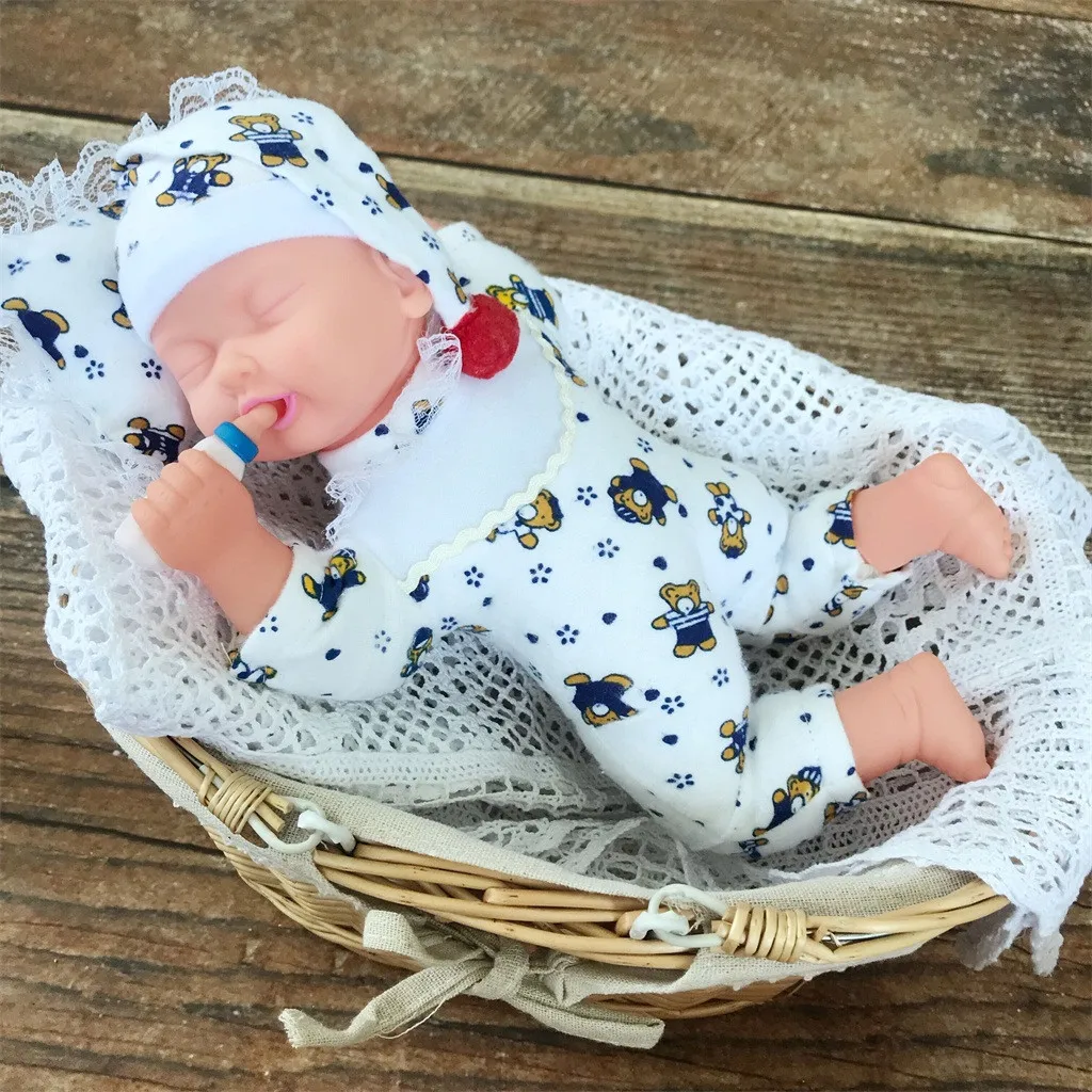 Reborn Baby Doll Simulated Sleep African Black Best Gift Toy Children Kids Play Dolls Christmas Gifts Toys C850# | Игрушки и хобби