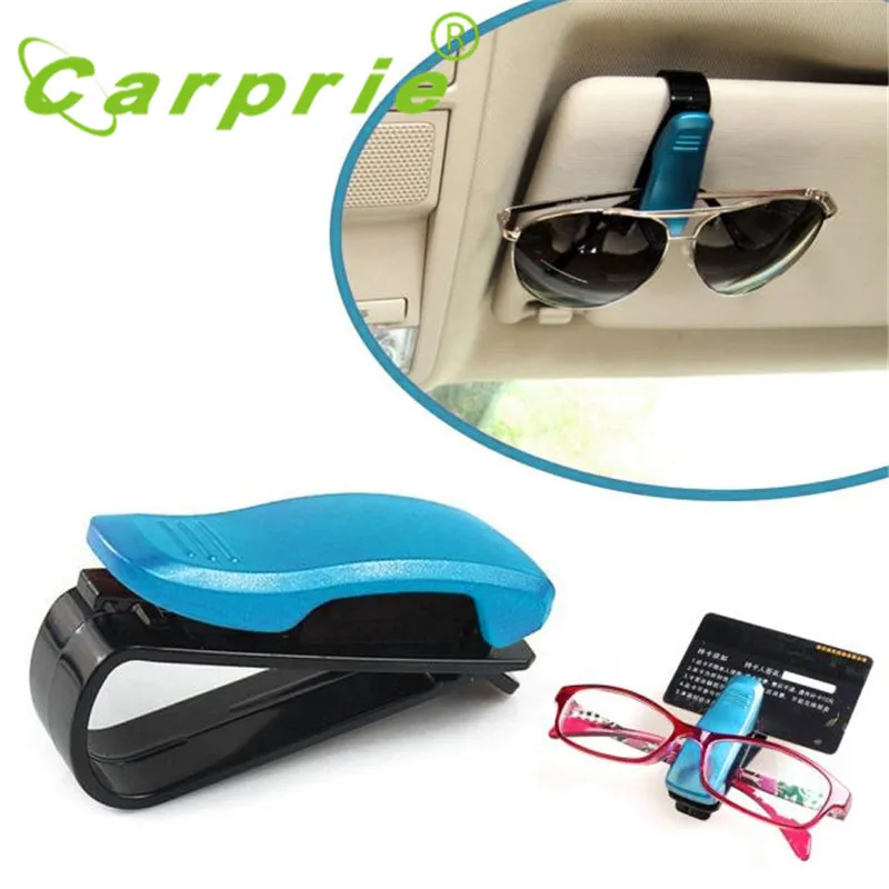 

Auto Sun Visor Glasses Fastener Clip Storage Holder For Sunglasses Eyeglasses Ticket Card Universal Multi-Function Portable