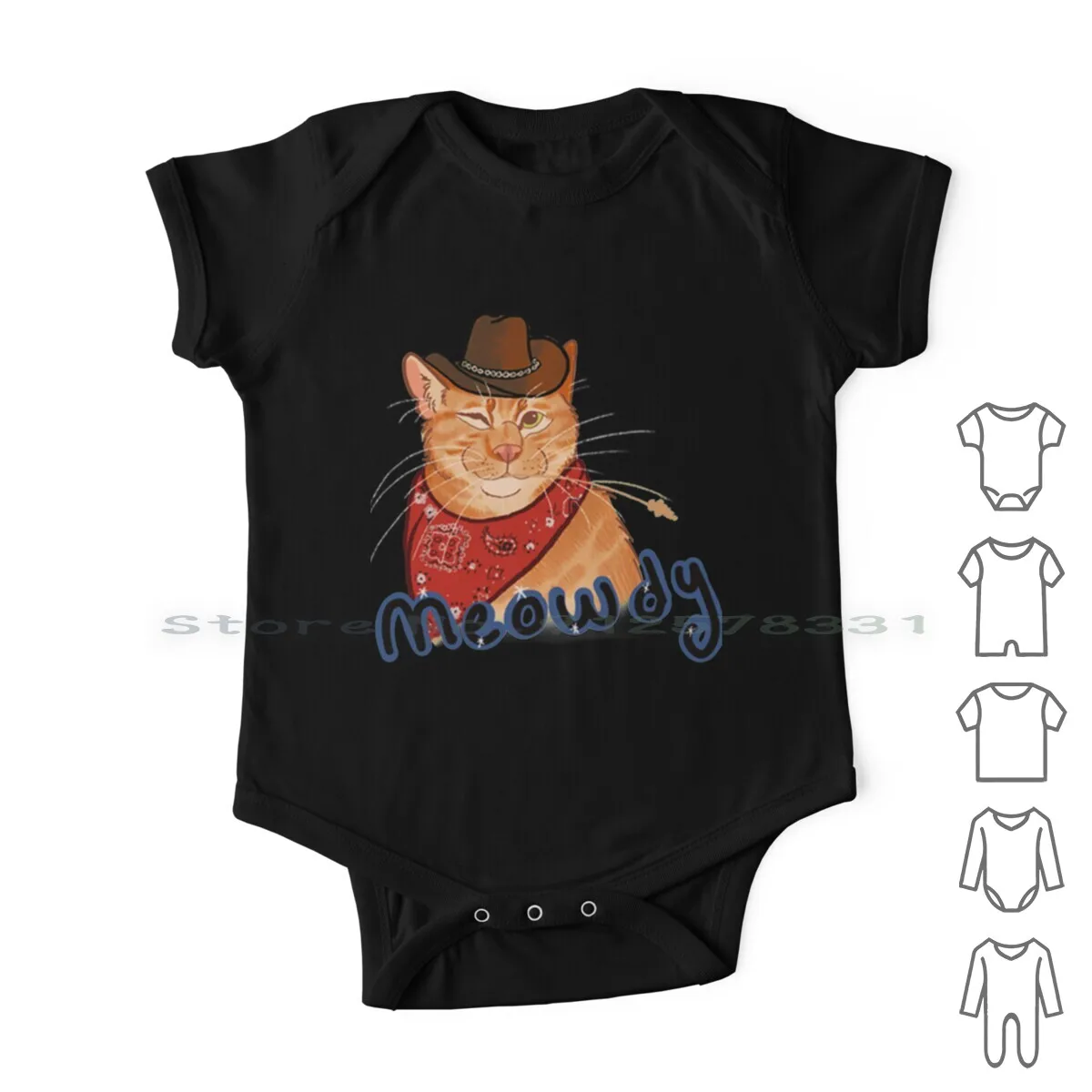 

Одежда для новорожденных Meowdy, комбинезоны, хлопковые комбинезоны, Ковбойская шапка с котом, Техасский Партнер, детские комбинезоны без рукавов с длинным рукавом