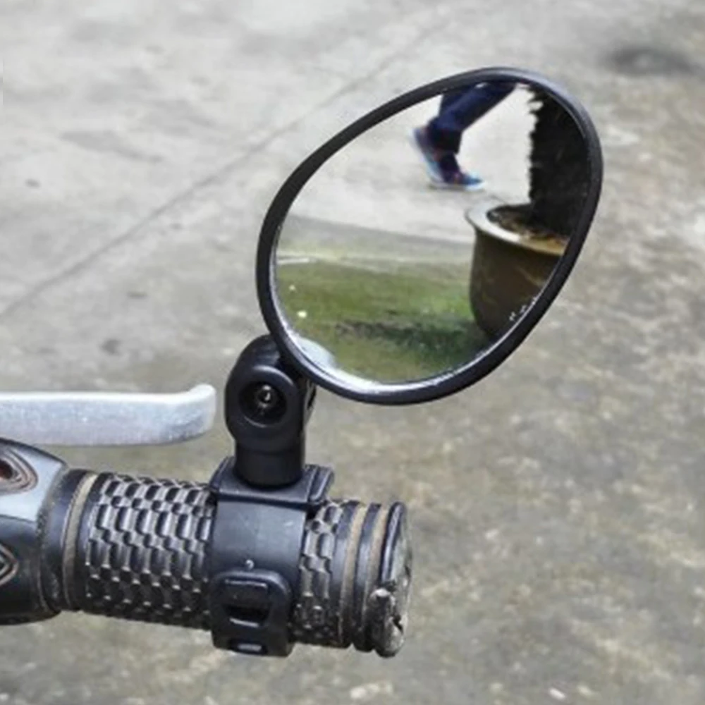 1 Buah Sepeda Disesuaikan Kaca Spion MTB Road Sepeda Alat Safety Stang Kembali Mata Bersepeda Belakang Cermin Aksesoris
