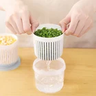 Фотоемкость для кухни, круглая сливная коробка для имбиря, чеснока, лука, холодильника, контейнер для еды