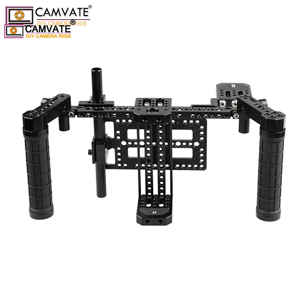 CAMVATE директора мониторы клетка Риг с резиновыми рукоятками и монтажные