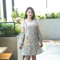 korean fashion oil proof adult restaurant kitchen cooking strap waterproof cute overalls cafe thin apron