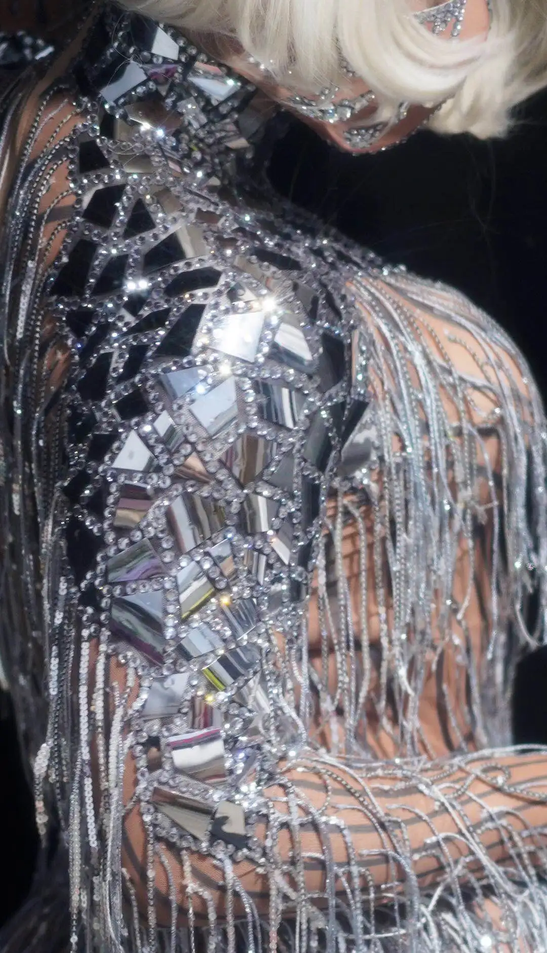 Новое поступление серебристые бриллиантовые короткие платья для женского