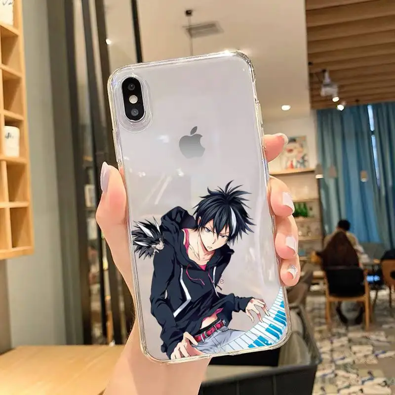 Чехол для телефона с японским аниме Servamp iPhone 11 12 Mini 13 Pro XS Max X 8 7 6s Plus 5 SE XR прозрачный