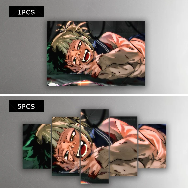 Boku No Hero Academia^Toga Himiko Anime Canvas Poster Nordic Wall Art Print Painting Picture Living Room Decoration | Дом и сад