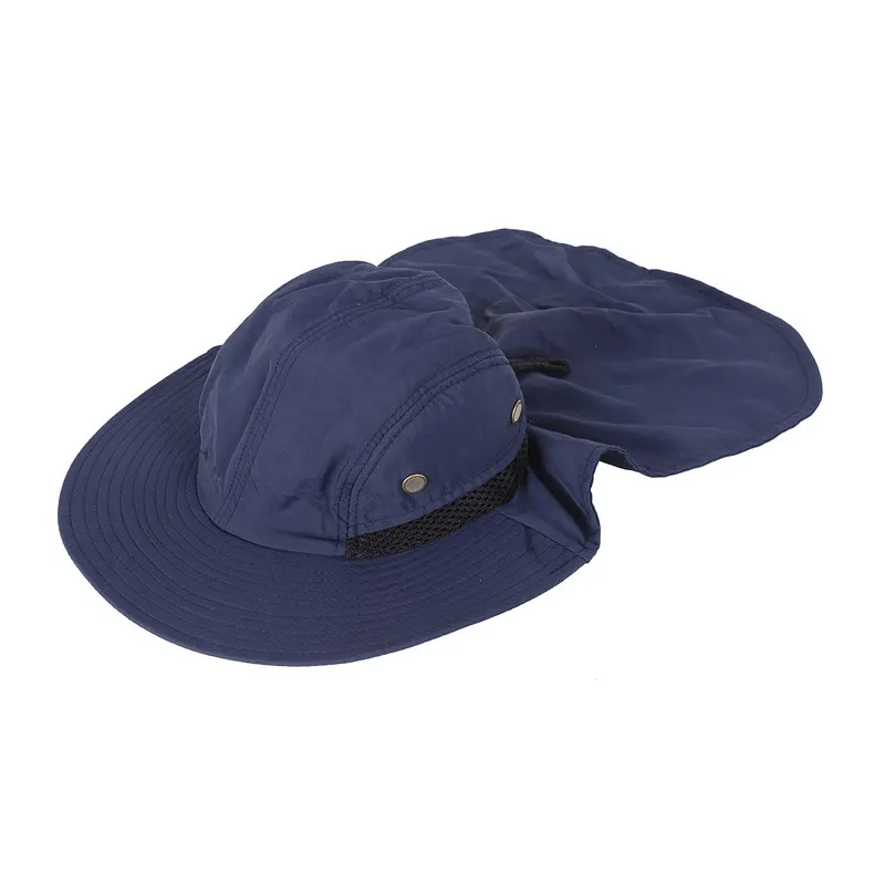Открытый Рыбалка Пешие прогулки Boonie Snap Hat козырек уха шеи крышка Солнцезащитный