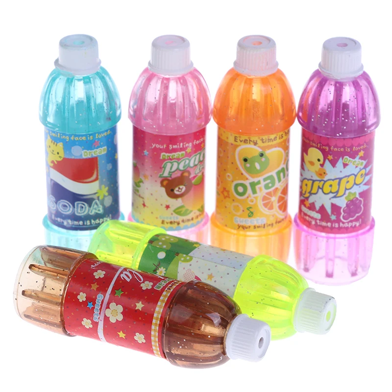 

3PCS 1:12 Scale Mini Coke Fruit Juice Dollhouse Miniature Beverage Bottle Soda Drink Pretend Play Food Toy Kitchen Accessories