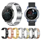 Ремешок металлический для Xiaomi Mi Watch, цветной спортивный браслет из нержавеющей стали, сменный Браслет, аксессуары для наручных часов