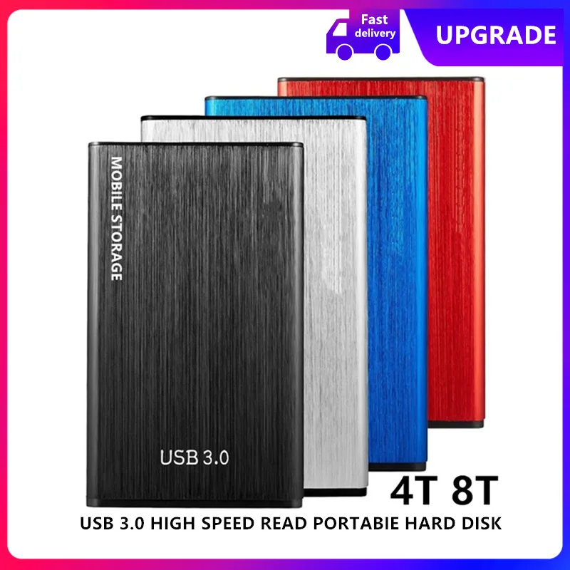 

Тонкий портативный внешний жесткий диск 2,5 дюйма USB3.0, высокоскоростной HDD для ПК/Mac, планшета, телевизора, интерфейса Type-C, Android мобильный теле...