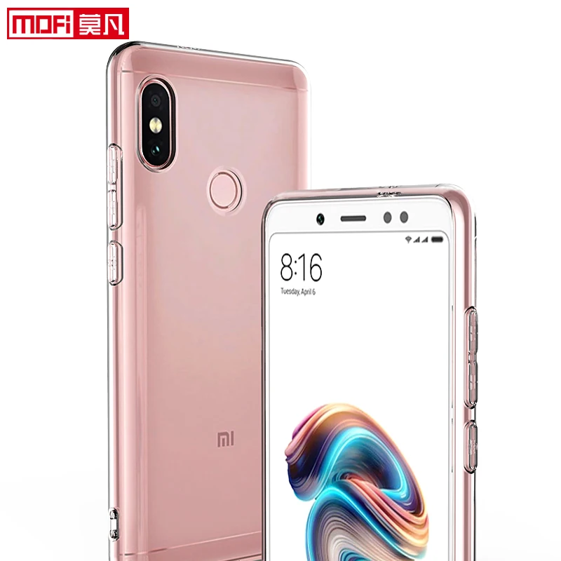 Чехол для xiaomi mi a2 прозрачный силиконовый чехол из ТПУ оригинальный черный Mi A2