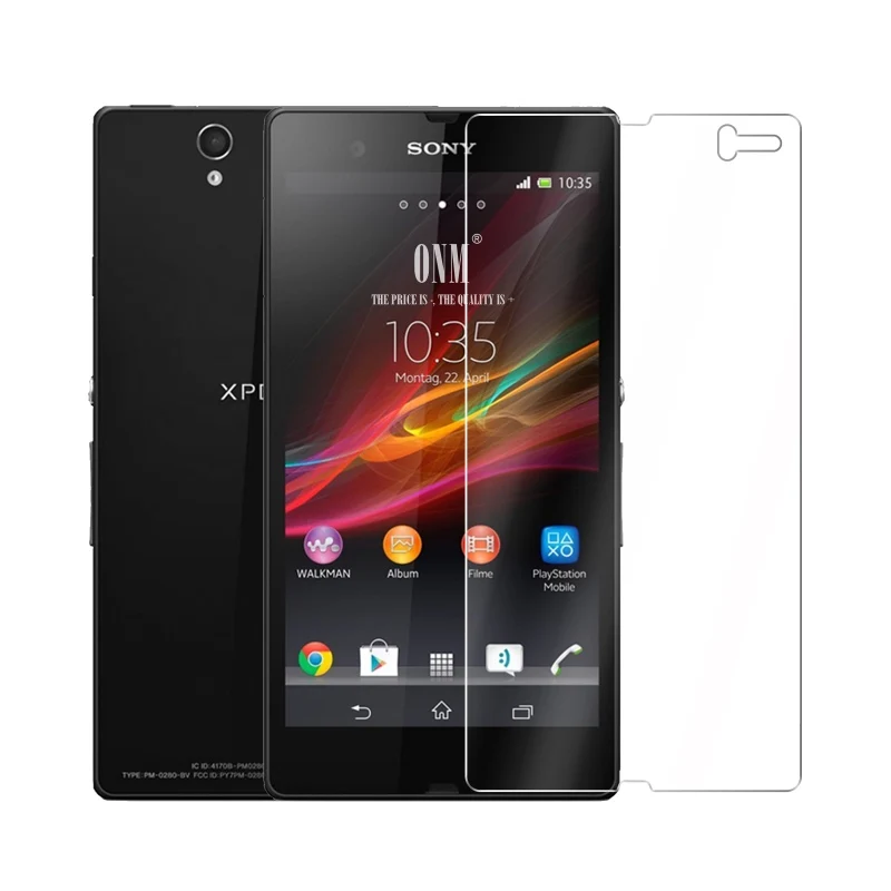 2.5D 0 26 мм 9H Премиум Закаленное стекло протектор экрана для Sony Xperia Z L36h C6603 C6602