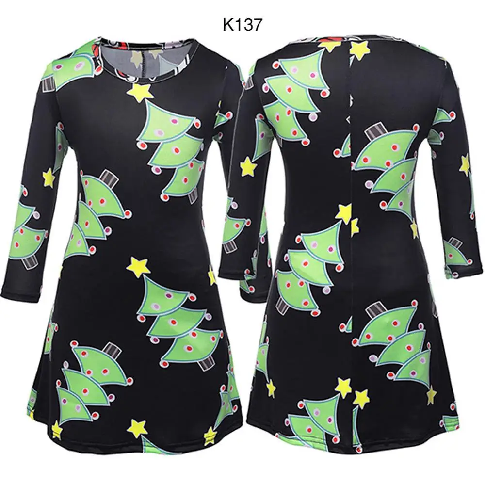 Новинка 2019 Одинаковая одежда для всей семьи с рождественским принтом зеленое