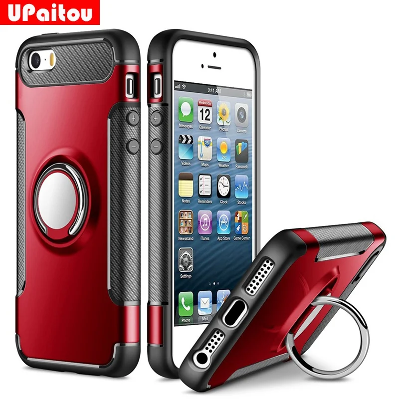 Вращающийся на 360 градусов чехол для iPhone SE 2020 11 Pro Max 6 6S 7 8 Plus X XS XR Автомобильный