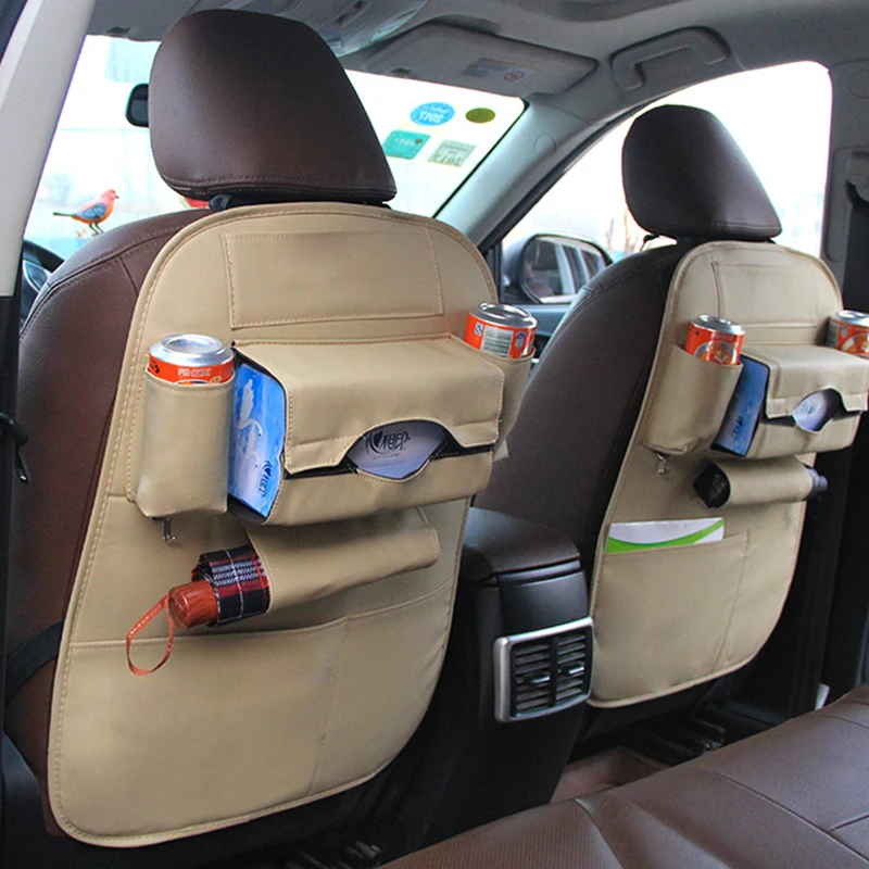 Многофункциональная подвесная сумка для хранения на заднее сиденье автомобиля