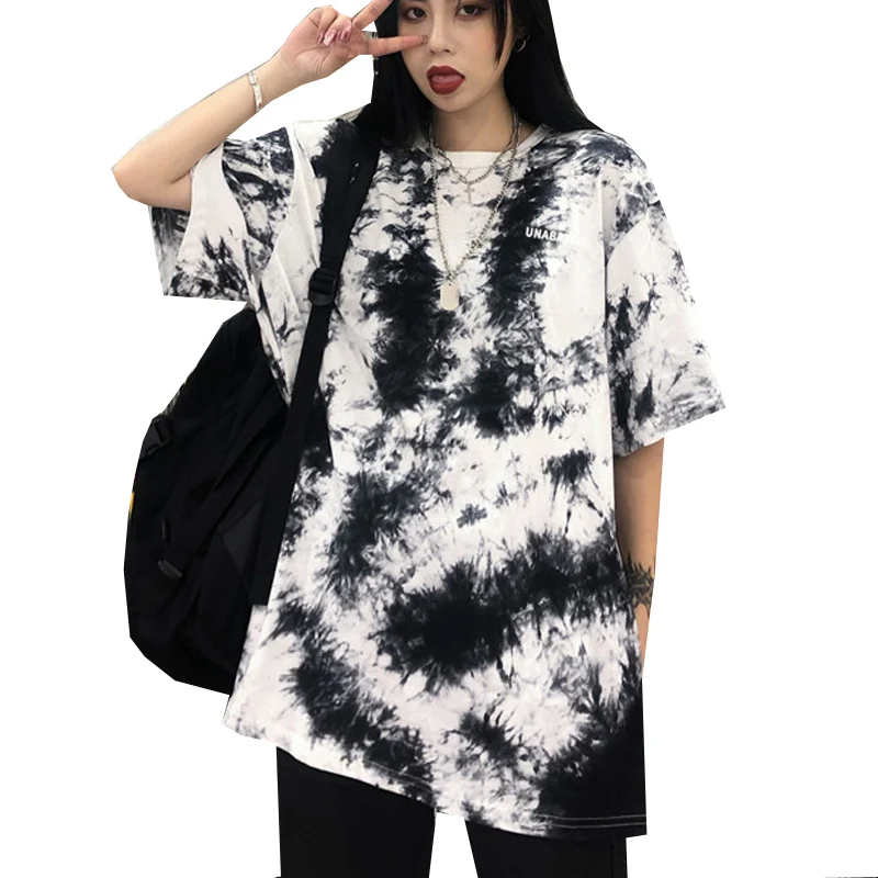 Женская футболка с короткими рукавами летняя повседневная круглым вырезом и