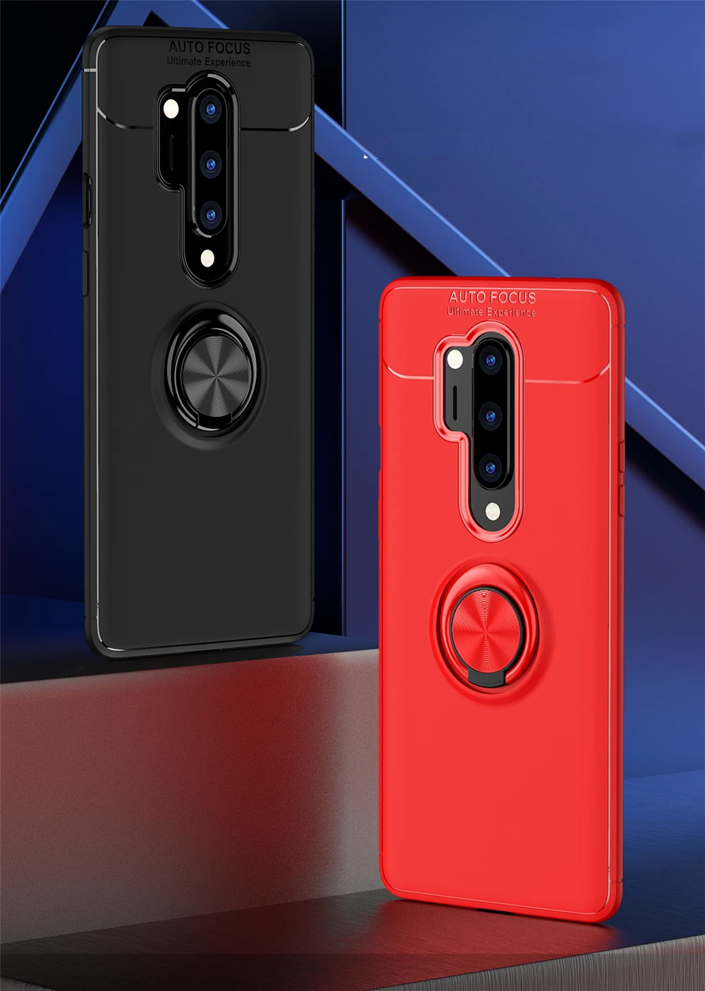 Чехол для Oneplus 6 6T 7 7pro 7t pro с держателем кольца на палец задняя крышка телефона