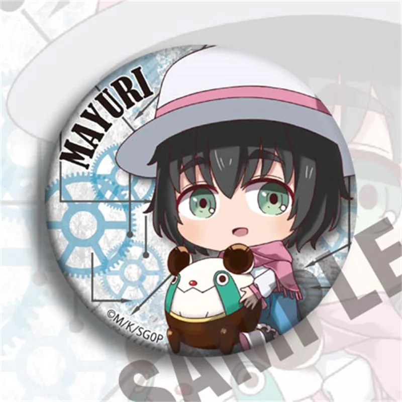 Японский аниме Steins Ворота Ринтаро окабе Оливия маеда Косплей вечевечерние Bedge