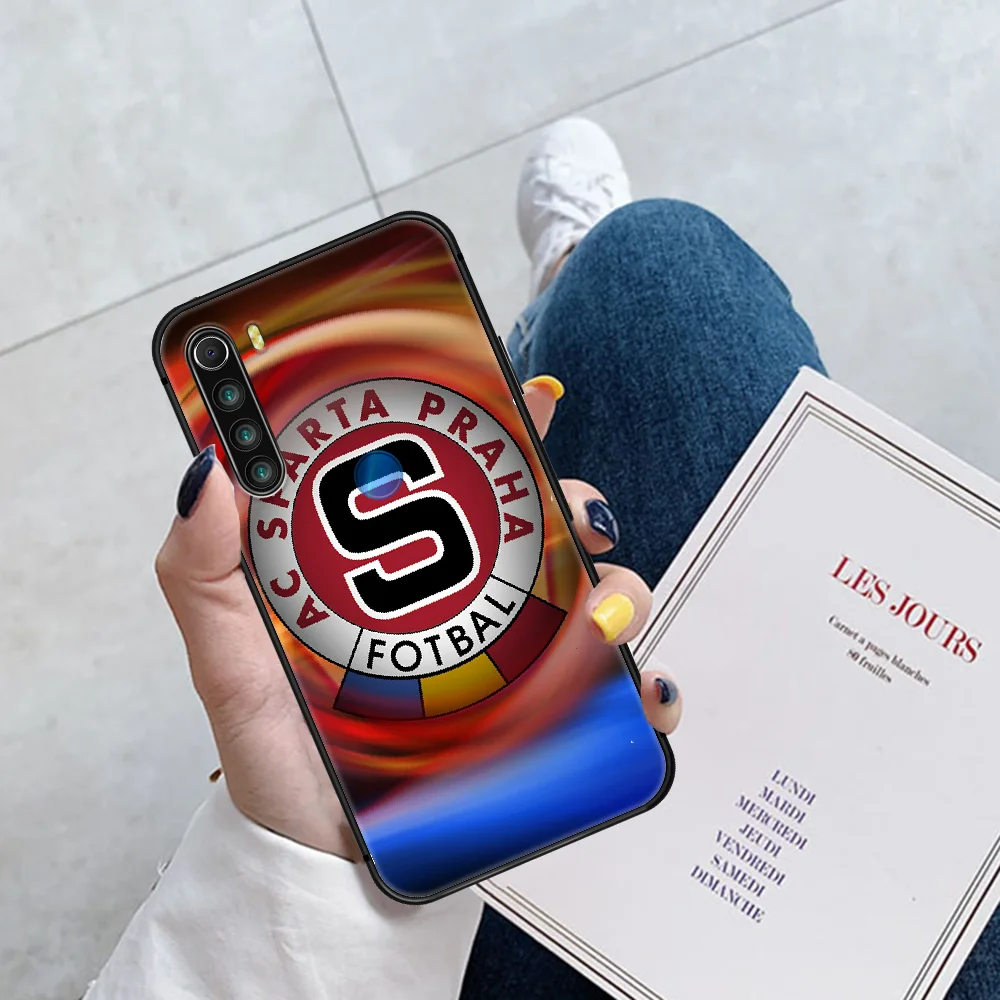 

Spartas Prahas Football Phone Case Cover Hull For XIAOMI Redmi 7 7A 8 8A 9 9C Note 6 7 8 9 9S K20 Pro K30 black Bumper Trend