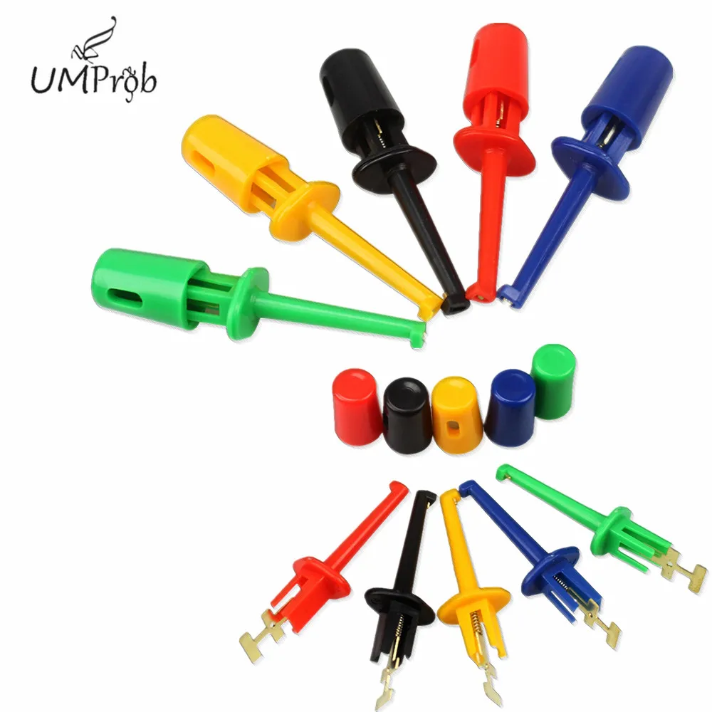 Комплект свинцовых проводов для мультиметра тестовый крюк зажим захваты