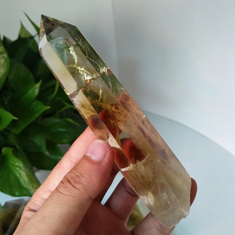 A4 167g 144mm Каменный из натурального цитрина кристалл палочка точка кварц сырой камень обелиск рейки чакры камни и целебные кристаллы - Цвет: A4 167g 144mm