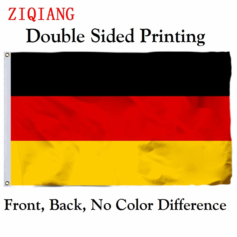 

Germany Flag 3x5ft Polyester Flying Size 90x150cm Custom High Quality Double Sided Printing Banner