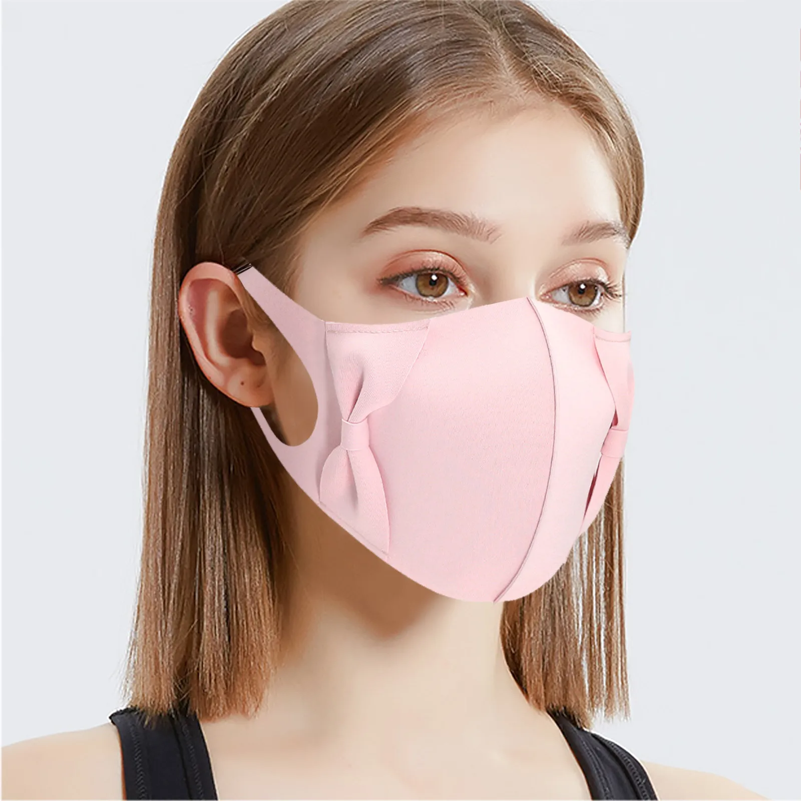 

Adult Cloth Face Masks Reusable Washable Dust Mask Mouth Cap Thin Breathable Dustproof Sunscreen mascara facial masque Cosplay