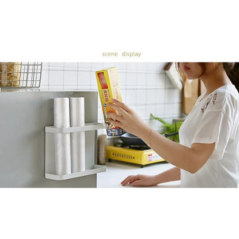 Магнитная полка для специй одноярусная холодильника органайзер боковая