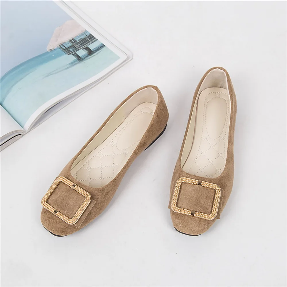 Women Ballerina Ballet Flats Pointed Toe Slip On Comfortable Lady Shallow Loafers Single Boat Shoes Casual Large Size | Обувь