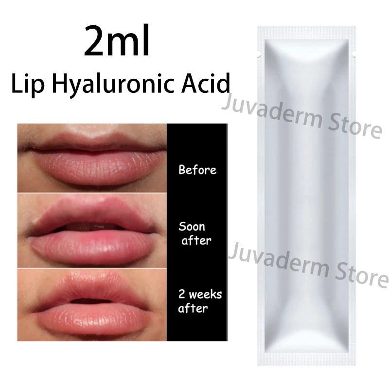 

1/2pcs 2ml Lip Hyaluronic Acid Moisturizing Balm Cream BB Cream Glow For Lips