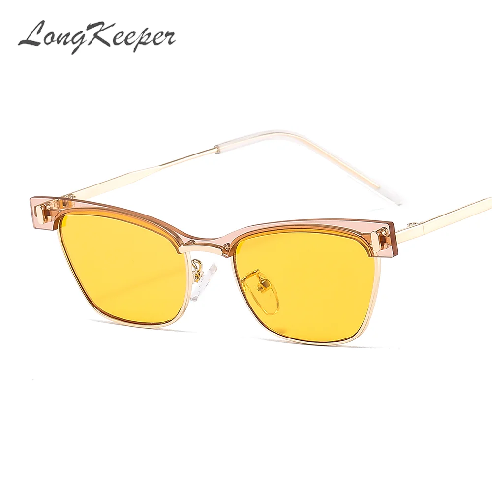 Солнечные очки LongKeeper UV400 женские модные брендовые дизайнерские солнцезащитные
