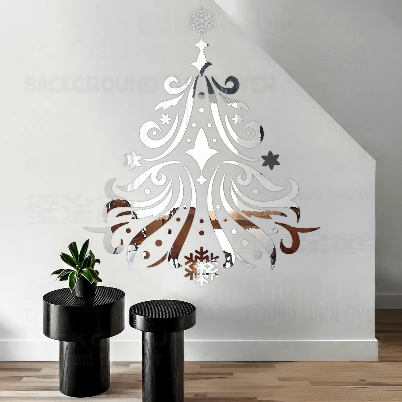 Зеркальные настенные наклейки для домашних животных мягкая наклейка украшение