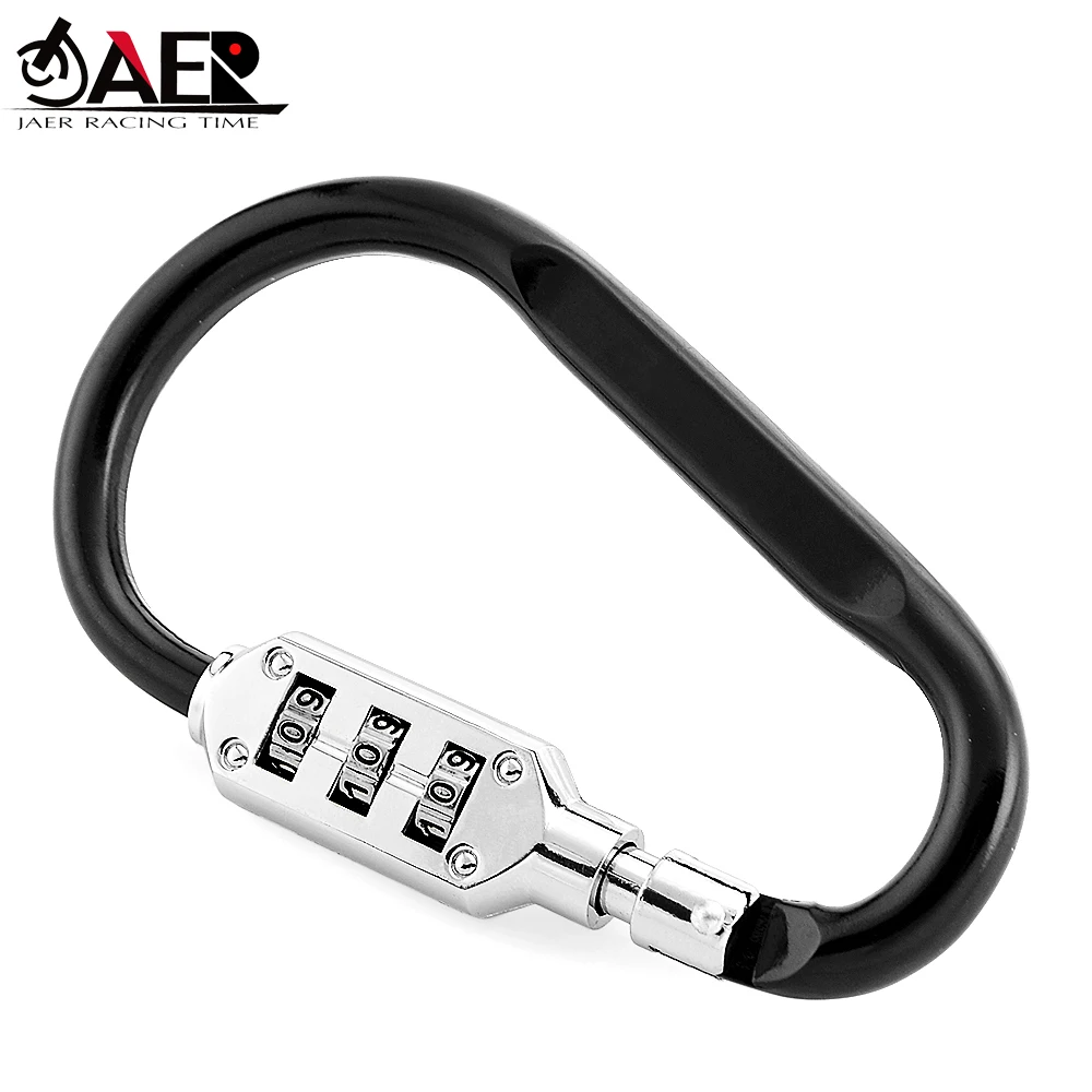 Замок JAER для мотоцикла и велосипеда Противоугонный кабель с паролем