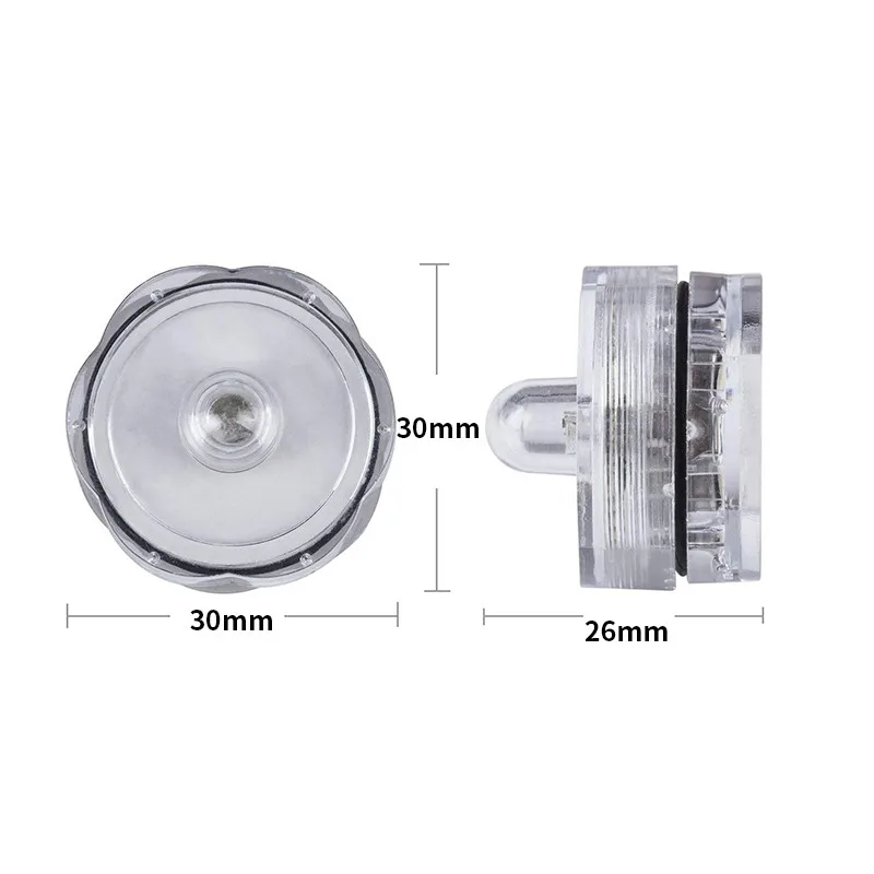 12 шт. светодиодный светильник в форме цветка сливы цветной мини для чая