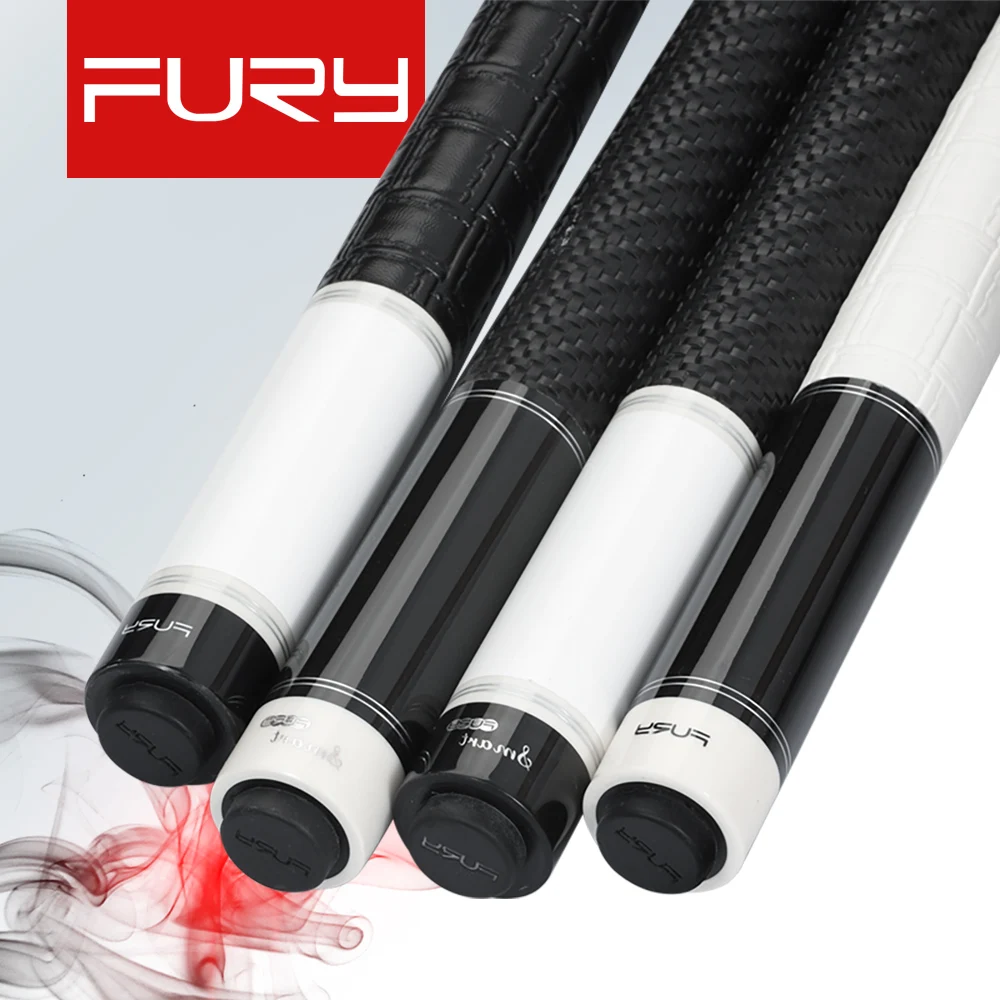 

New FURY CW Pool Cue Leather 3D Weave wrap 11.75/13mm Tiger Tip with Case Fury Billiards Professional Durable Pool Cue Stick