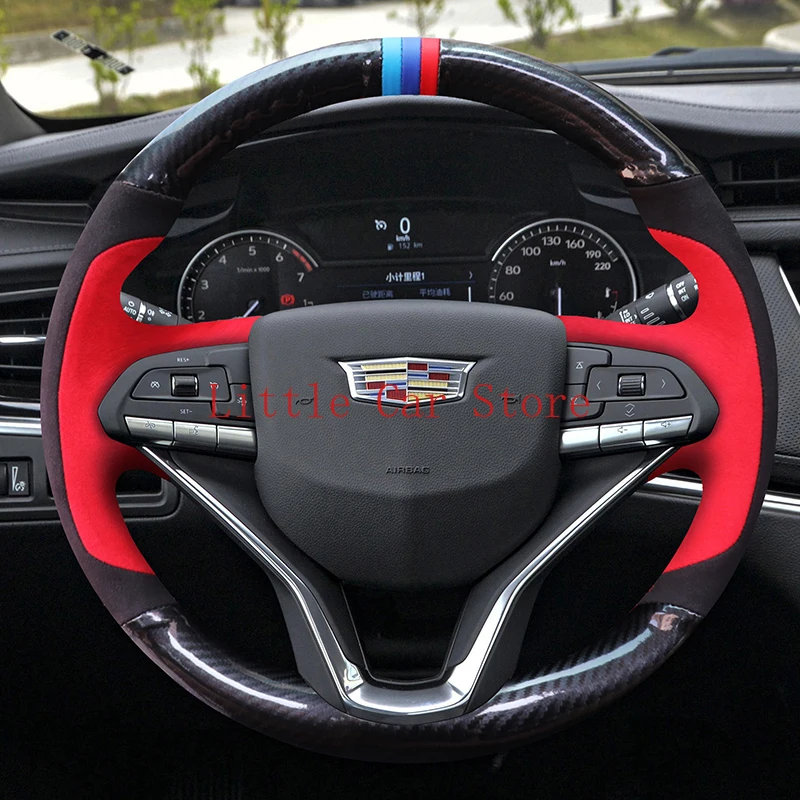 

Чехол на руль из углеродного волокна для Cadillac CT5 CT6 XT5 CT4 XT4ATS XT6 CTS