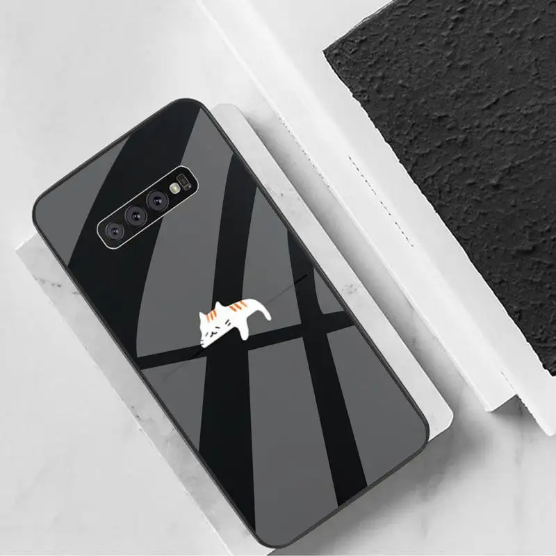 

ZFGHSHYQ Cover Cartoon Love On The For Phone Case Tempered Glass For Samsung S6 7 8 9 10 20 Plus Ultra Note8 9 10 10pro