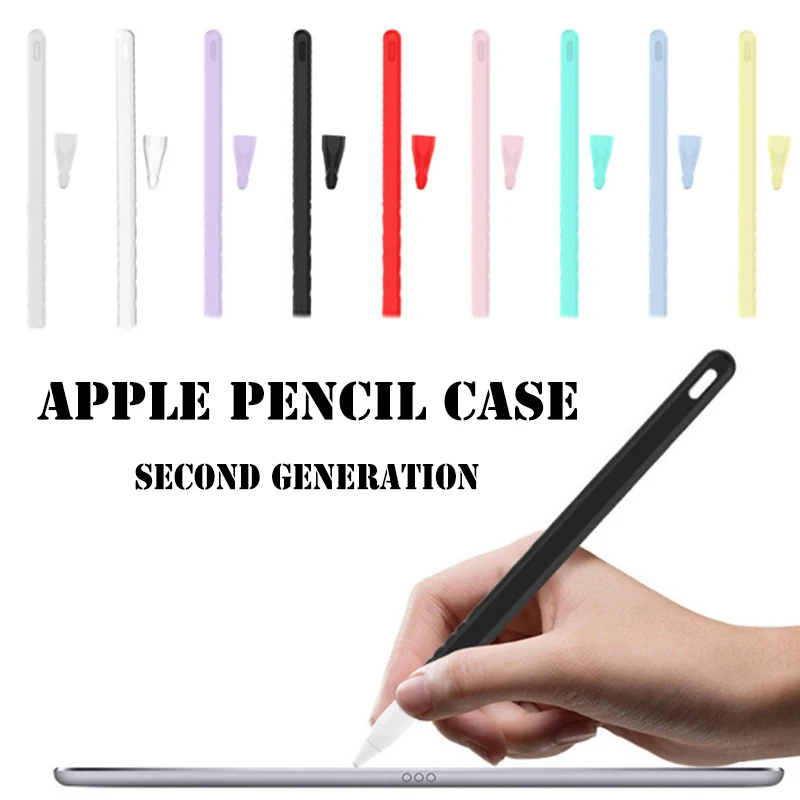 SiliconeCase для Apple Pencil 2 Колыбель Подставка держатель iPad Pro стилус Защитная крышка
