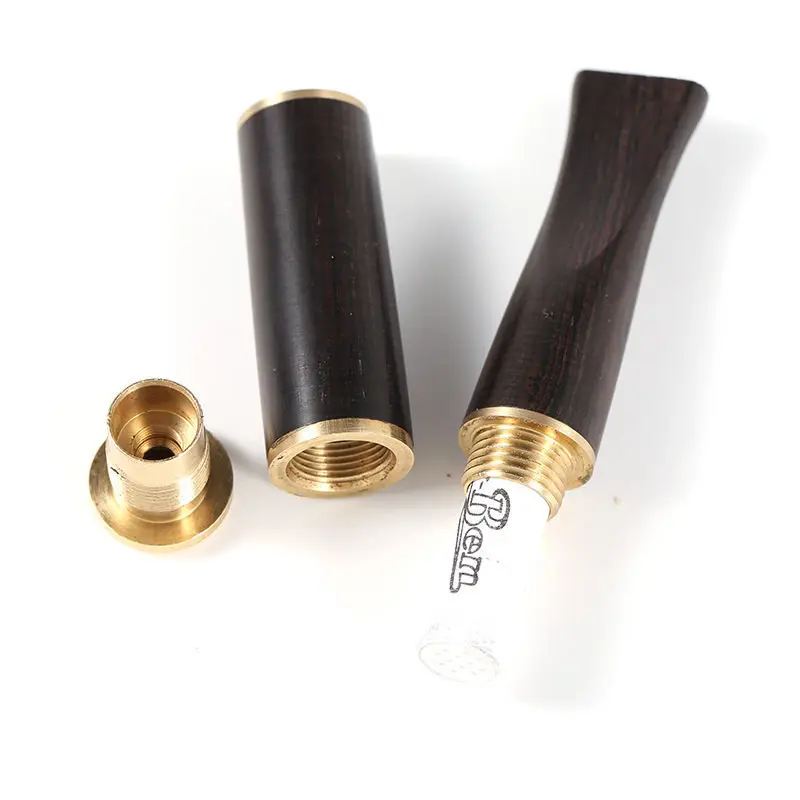 

Fragrant Wood Thick And Thin Dual-purpose Detachable Refill Cigarette Holder