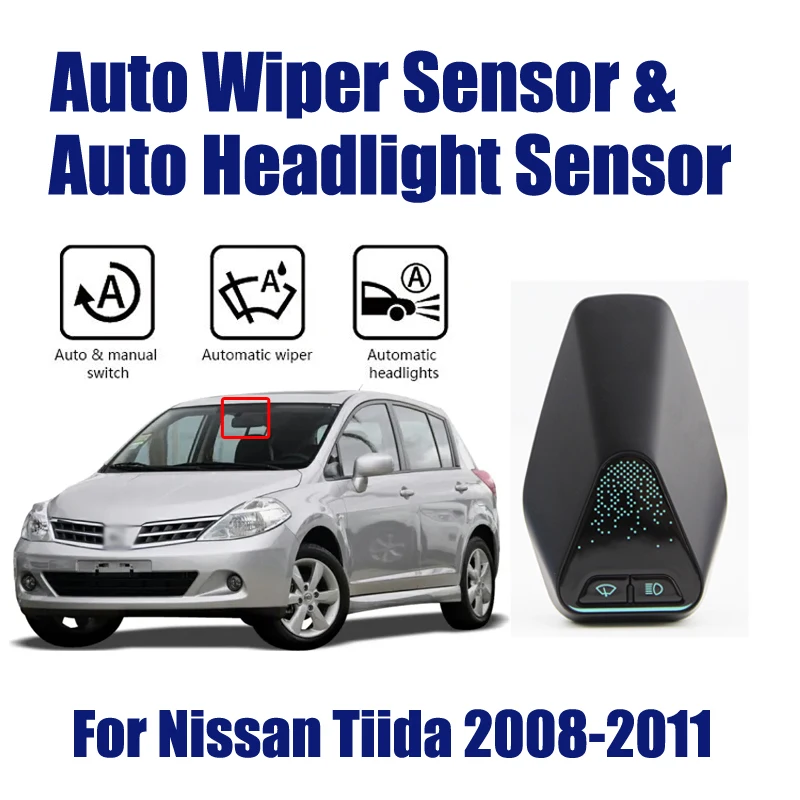 

Car Accessories Smart Driving Assistant For Nissan Tiida 2008-2011 Auto Automatic Rain Wiper Sensor Headlight