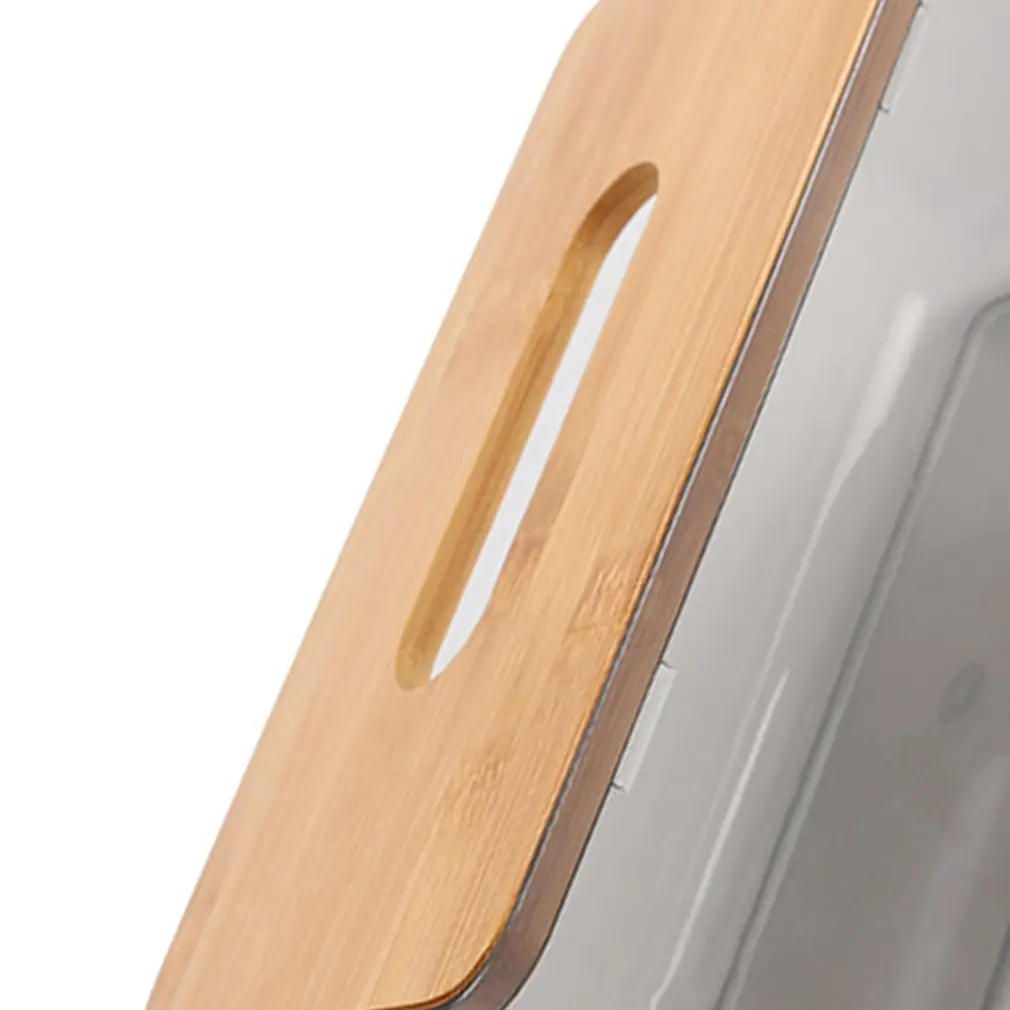 Бамбуковая древесина тканевый Ящик Журнальный столик для гостиной простой ящик